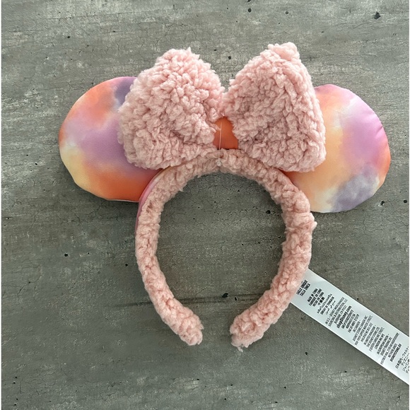 Disney Ears Headband Tie Dye Bow NWT - Picture 1 of 2